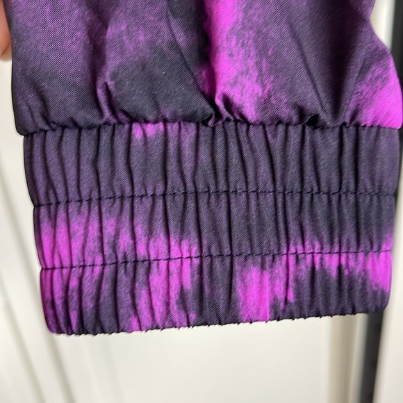 Puma Women's Training Jacket Purple Black Tie Dye Size Small NWT - Picture 5 of 13